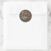 ROM RUNDER AUFKLEBER (Tasche)
