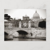 Rom, San Peter Platz Postkarte (Vorderseite)