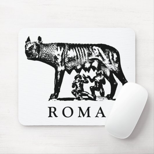 ROM Sie-Wolf Mausunterlage Mousepad (Mit Mouse)