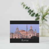 Rom-Skyline bei Dämmerung Postkarte (Stehend Vorderseite)