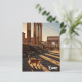 Rom Spanische Treppen Italien Reisen Postkarte (Stehend Vorderseite)