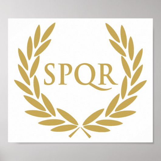 Rom SPQR Rom Senat Siegel Poster (Vorne)
