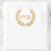 Rom SPQR Rom Senat Siegel Rechteckiger Aufkleber (Tasche)