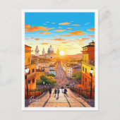 Rom Stadt Italien Kunst Vintage Postkarte (Vorderseite)