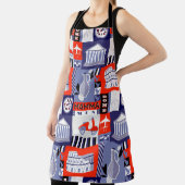 Rom Stadt nahtlos dekorative Muster Design. Trav Schürze (InSitu)