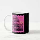 Rom Stempel Aufkleber Kaffeetasse (Links)