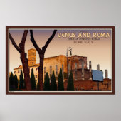 Rom - Tempel Venus und Roma Poster (Vorne)