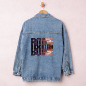 Rom Text mit Colosseum Souvenir Jeansjacke (Hangar)
