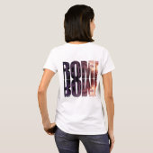 Rom Text mit Colosseum Souvenir T-Shirt (Schwarz voll)