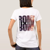 Rom Text mit Colosseum Souvenir T-Shirt (Rückseite)