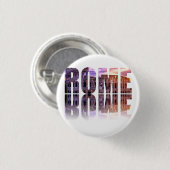 Rom-Text-Souvenir-Platz Button (Vorne & Hinten)