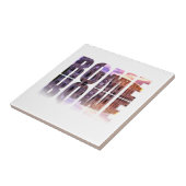 Rom-Text-Souvenir-Platz Fliese (Seite)