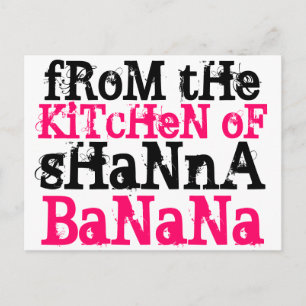 RoM tHe, KiTcHeN oF, sHaNnA, BaNaNa Postkarte