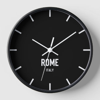 Rom Time Zone Newsroom Wall Clock Uhr