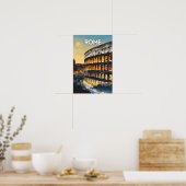Rom Travel Nostalgic Poster (Küche)