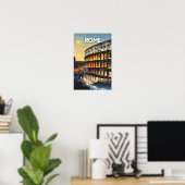 Rom Travel Nostalgic Poster (Heimbüro)