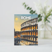 Rom Travel Nostalgic Postkarte (Stehend Vorderseite)