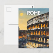 Rom Travel Nostalgic Postkarte (Vorne/Hinten)