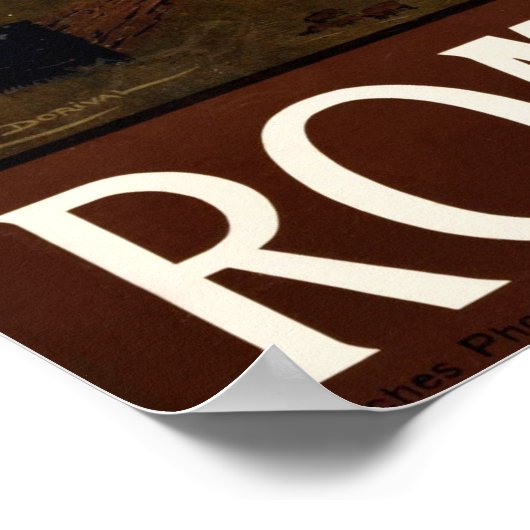 Rom Travel Poster (Ecke)