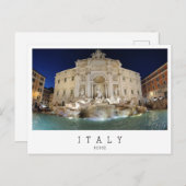 Rom, Trevi-Brunnen, Italien Postkarte (Vorne/Hinten)