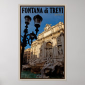 Rom - Trevi-Brunnen Poster (Vorne)