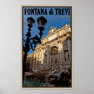 Rom - Trevi-Brunnen Poster