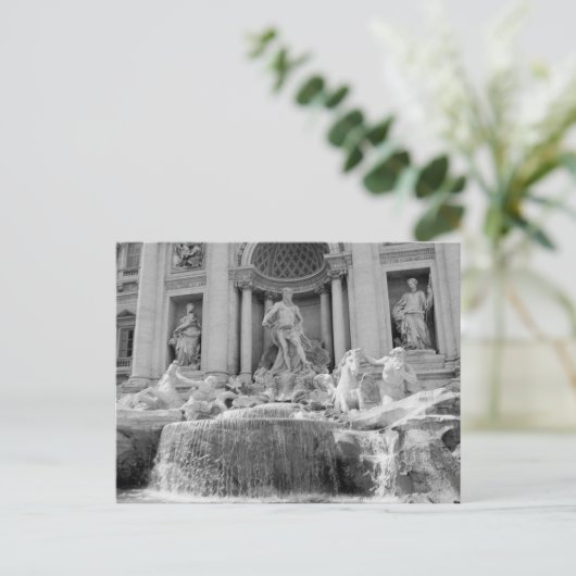 Rom, Trevi Brunnen Postkarte (Stehend Vorderseite)