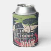 Rom Typografie: Eiffelturmposter. Dosenkühler (Kanne Vorderseite)