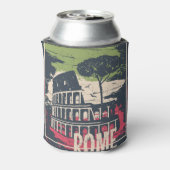 Rom Typografie: Eiffelturmposter. Dosenkühler (Kanne Rückseite)