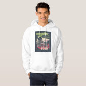 Rom Typografie: Eiffelturmposter. Hoodie (Vorne ganz)