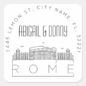 Rom-Umschlag Aufkleber (Vorderseite)