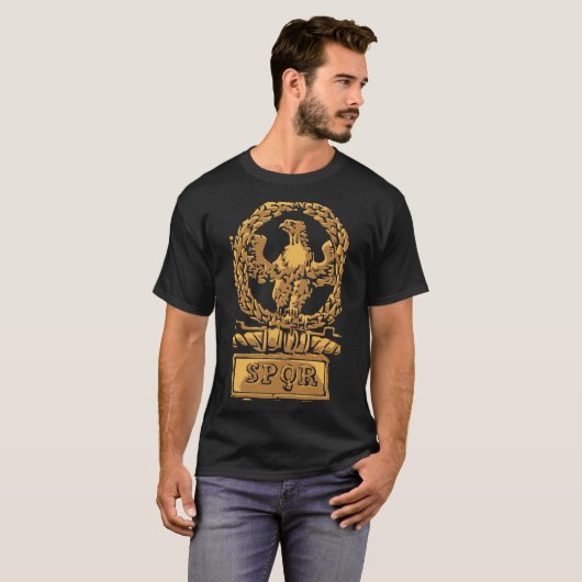 Rom und die Antike Welt - SPQR T-Shirt (Vorne ganz)