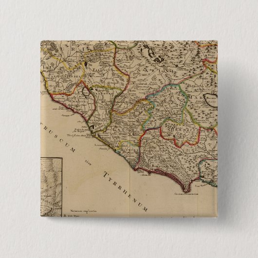 Rom und Italien Button (Vorderseite)