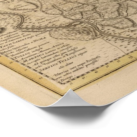 Rom und Italien Poster (Ecke)