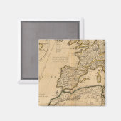 Rom und östliche Hemisphäre Magnet (Vorderseite/Rückseite)