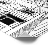 Rom Vatikanstadt St. Peter Basilica Poster (Ecke)