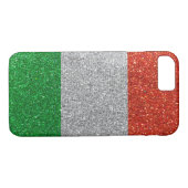 Rom Venedig Italien Glitzer Italienische Flagge Case-Mate iPhone Hülle (Rückseite (Horizontal))