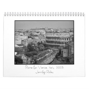 Rom & Venedig, Italien - Kalender 2025