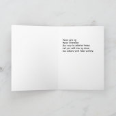 "Rom vergisst nie…", Gruß-Karte Karte (Innenseite)