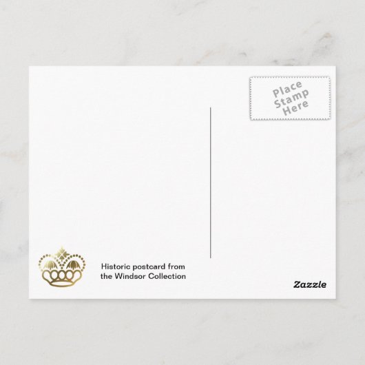 Rom, Villa Borghese Postkarte (Rückseite)