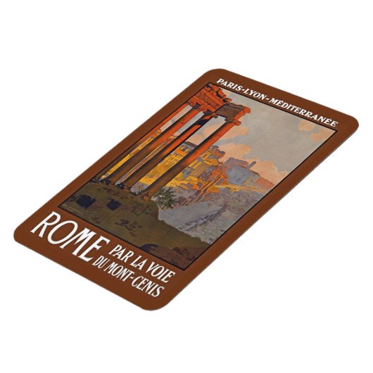 Rom Vintag Reise Magnet (Linke Seite)