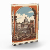 Rom-Vintage-Plakat Fotoblock (Links)
