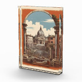 Rom-Vintage-Plakat Fotoblock (Rechts)