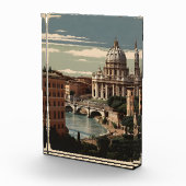 Rom-Vintage-Plakat Fotoblock (Rechts)