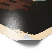Rom-Vintage-Plakat Fotodruck (Ecke)