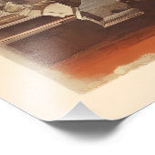 Rom-Vintage-Plakat Fotodruck (Ecke)