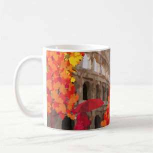 Rom-Vintage-Poster mit Raingesang Kaffeetasse