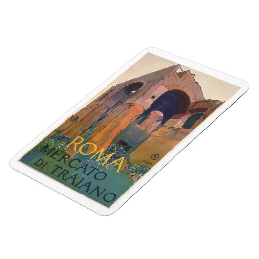 Rom Vintage Reise Magnet (Linke Seite)