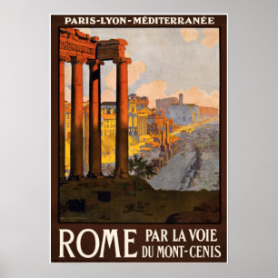 Rom Vintage Travel Poster