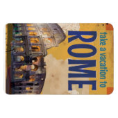 Rom Vintage Travel Poster Magnet (Horizontal)